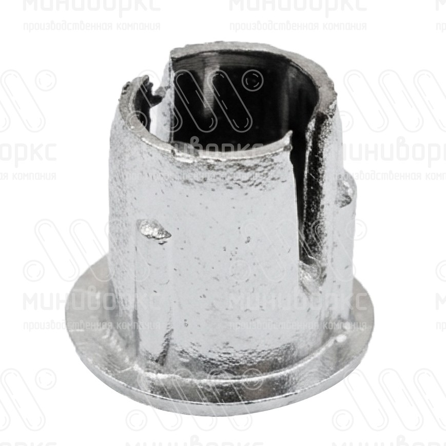 Заглушка пластиковая круглая Ø10, декоративная, цвет хром – 10ДХУ - 3