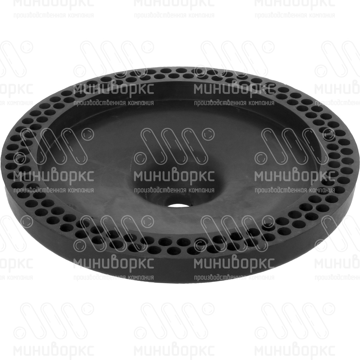 Круглая сидушка для качелей Ø280 мм, цвет черный – S04-176 - 2