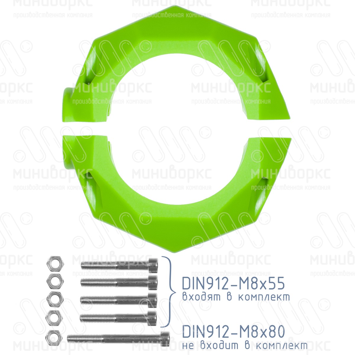 Хомут 108х34, полиамидный, для Workout площадки, цвет красный – ХП108-34КС - 4